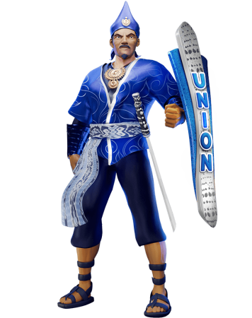 Maskot Raja Union